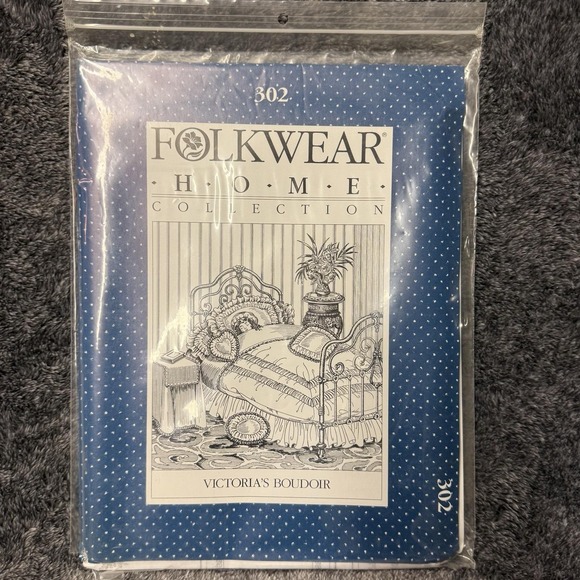 Folkwear Other - Folkwear Pattern#302 Victoria's Boudoir Bedding Set Twin-King UNCUT/FF